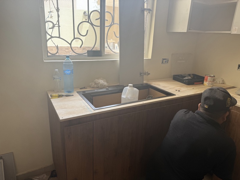 Cocina antigua antes de la remodelación en Paraje Santa Rosa, Apodaca