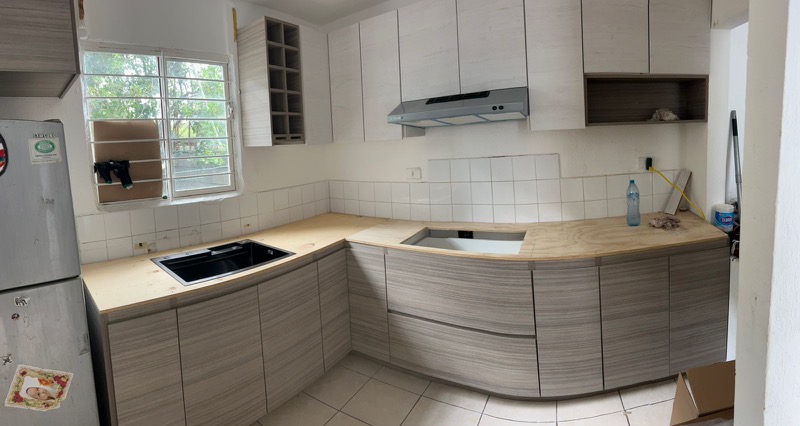 Cocina previa en Misión de la Silla